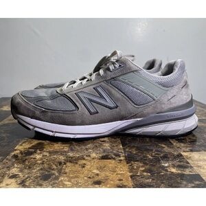 New Balance 990v5 Sneakers Men's Size 12 Gray Castlerock Encap M990GL5 Lifestyle